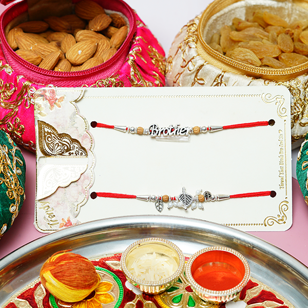 Peacock Rakhi Sweet Hamper