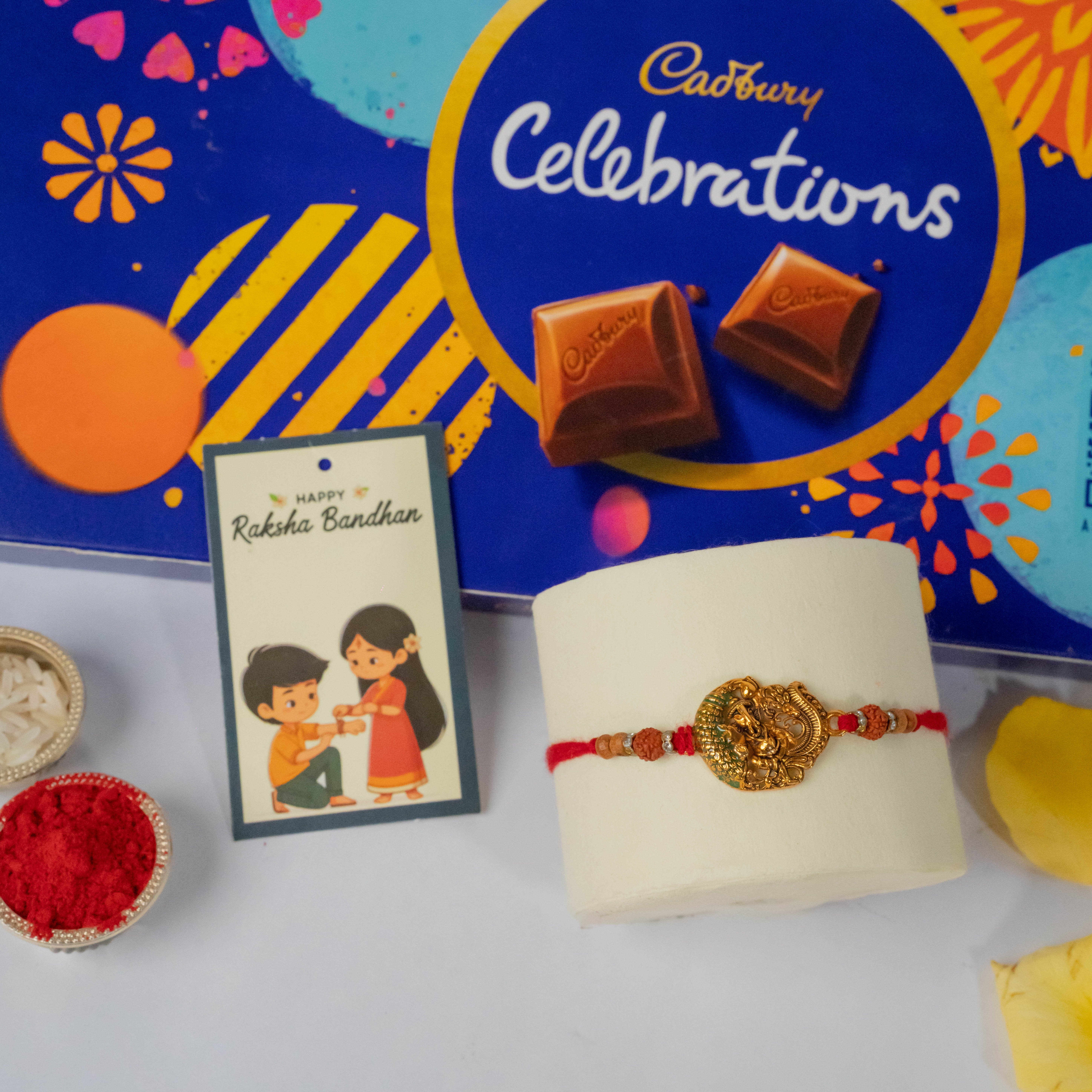 Ganesha Rakhi with Celebrations
