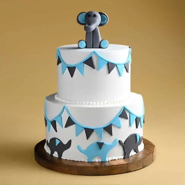 Elephant Theme Cake