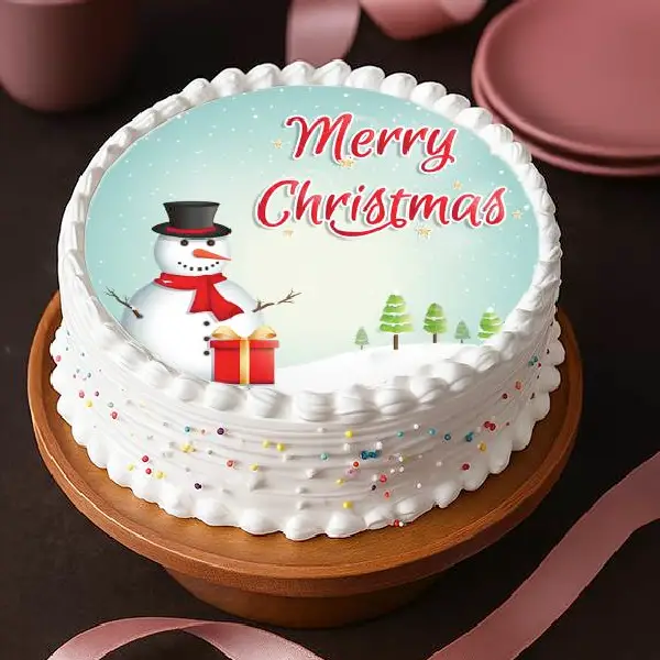 Snow Man Cake Snow Man Cake
