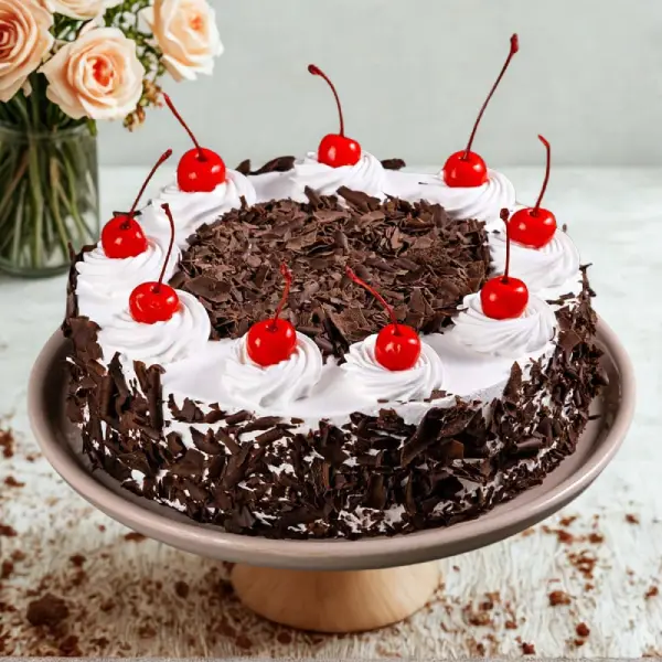 Black Forest Gateau Eggless