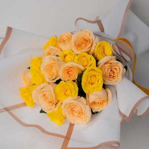 Sunny Birthday Rose Bouquet