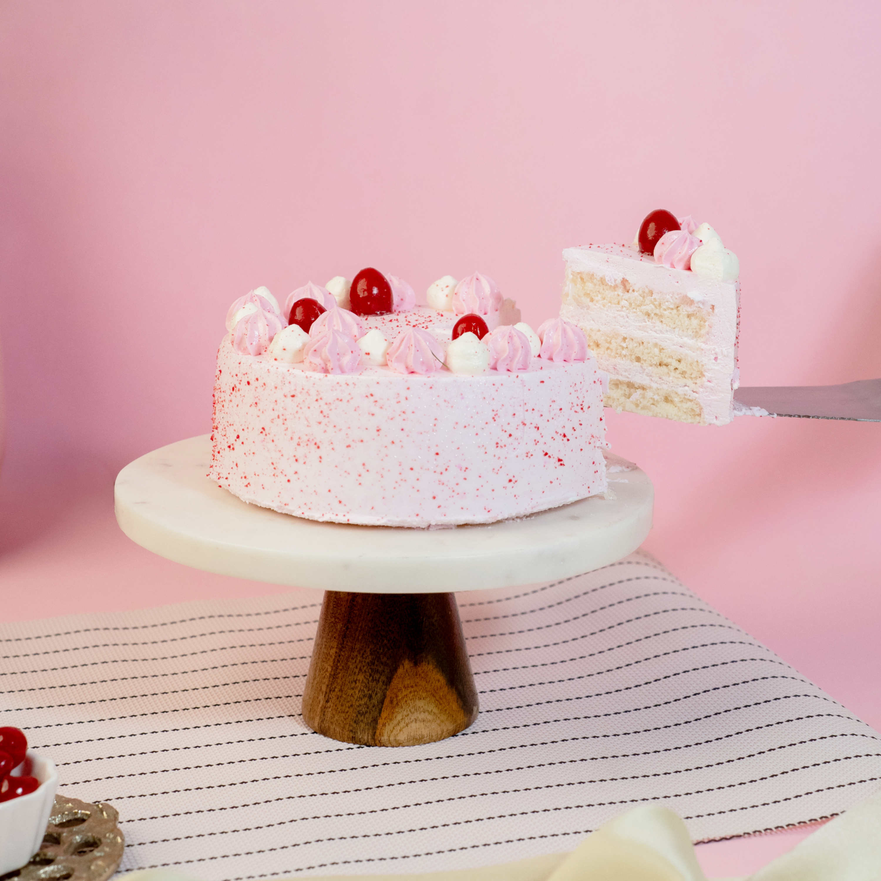 Pink Bliss Strawberry Cake