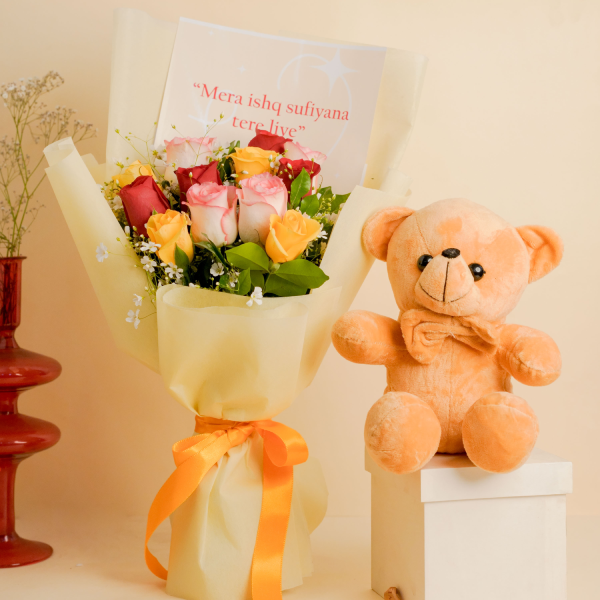 Rose n Teddy Romance