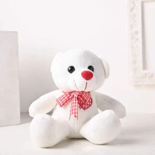 Cute 6 inches White Teddy Bear