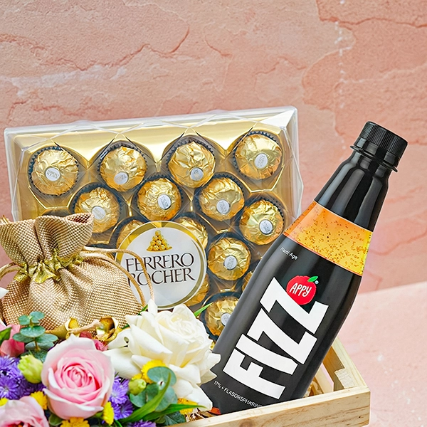 Choco Bloom Celebration Basket