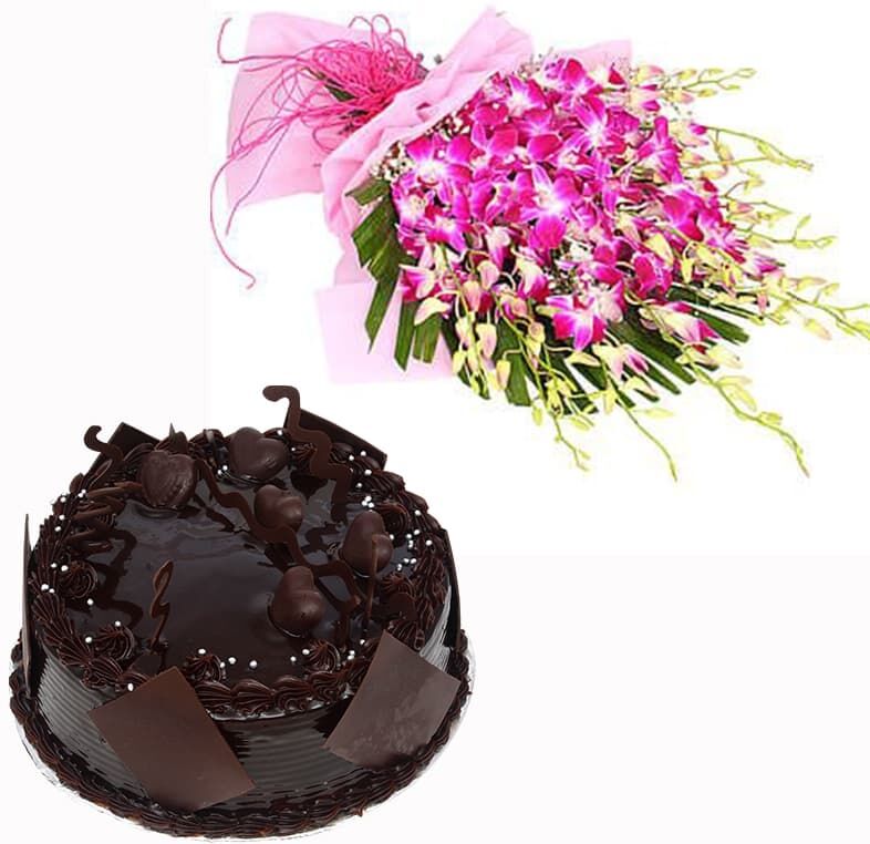 Breeze Of Motherly Love with Chocolate Cake