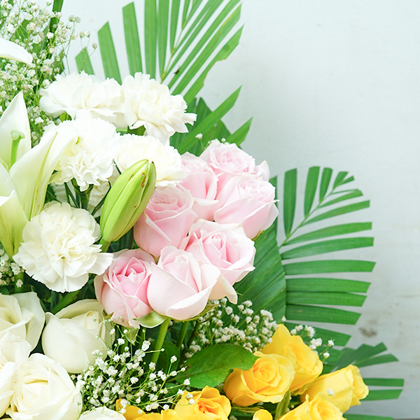 Sincere Sympathy Flower Basket
