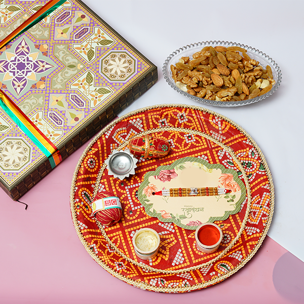 Regal Dry Fruit Box with Rakhi
