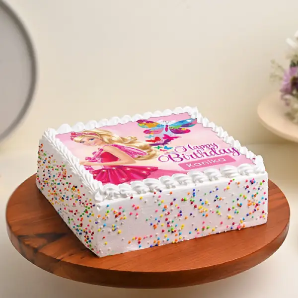 Butterfly Barbie Cake