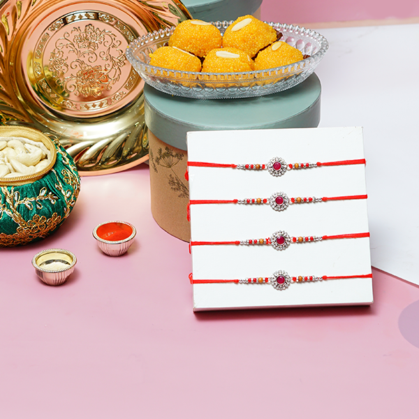Elegant Rakhi Thali Set