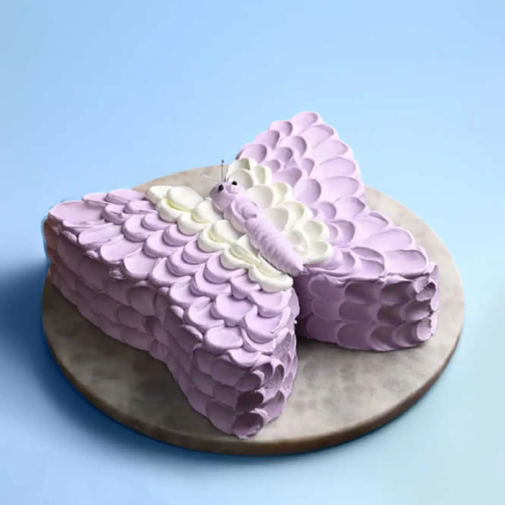 Purple Butterfly Cake