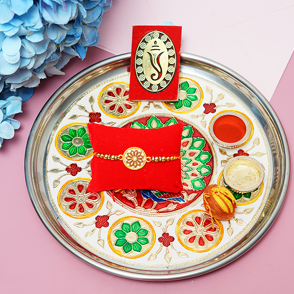 Traditional Rakhi Ritual Thali