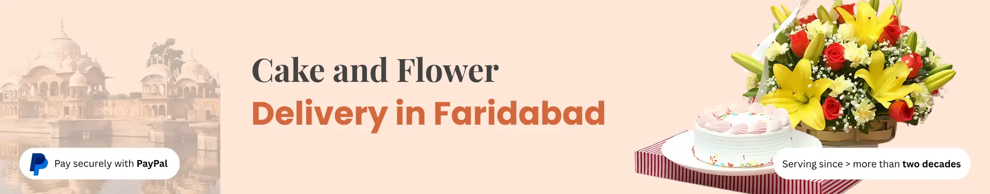 Online Cake and Flowers Delivery in Faridabad