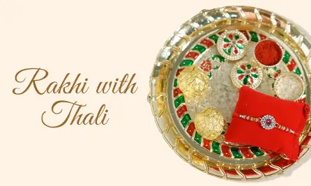 rakhi with thali