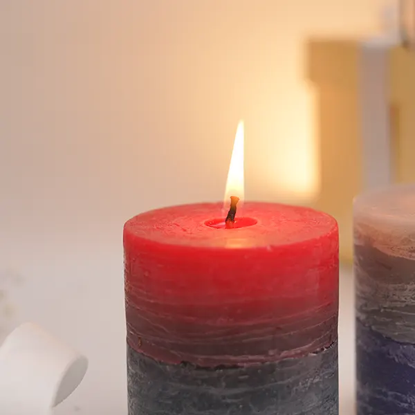 Rustic Pillars (Set of 4 Candles)