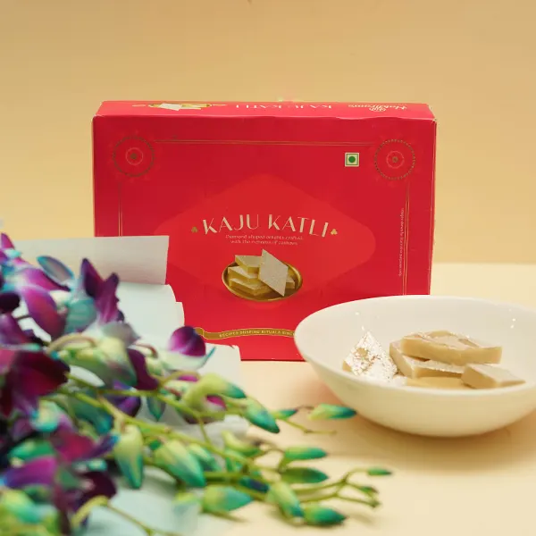 Festive Orchids & Kaju Barfi