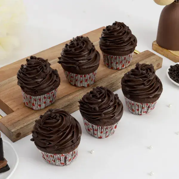Set of 6 Chocolate Cup Cake