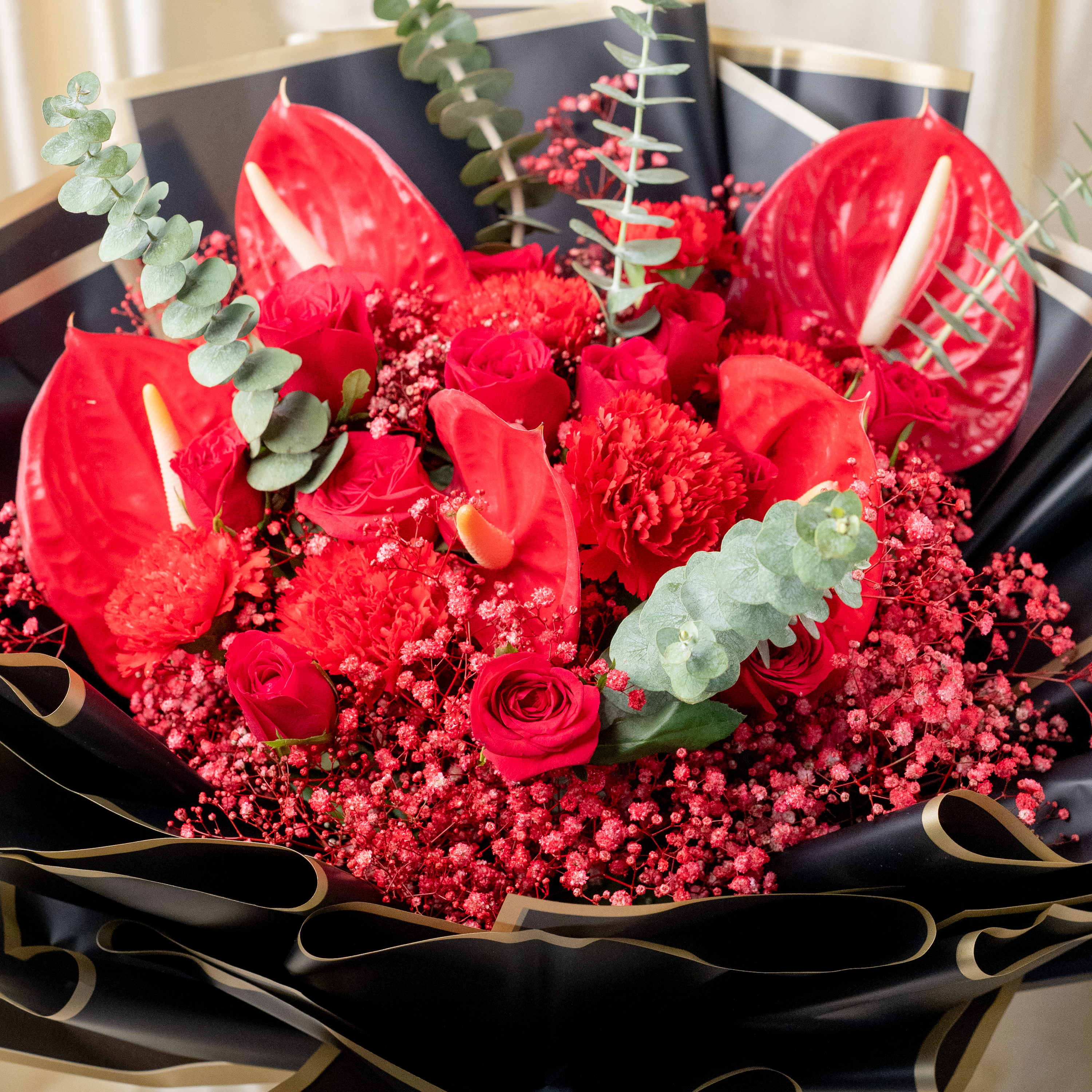 Red Carnation Aura