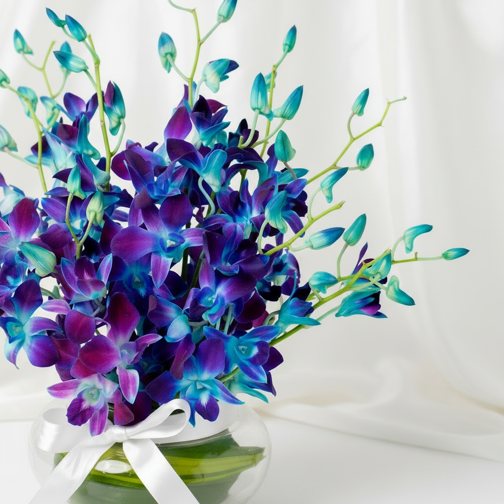 Royal Blue Orchid Vase Royal Blue Orchid Vase
