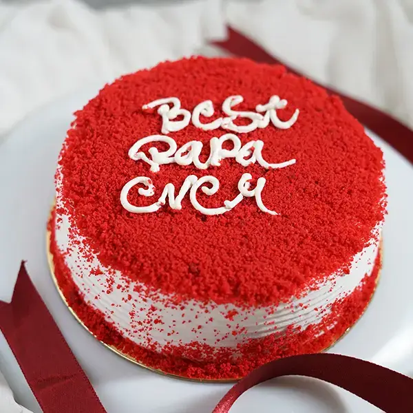 Dad's Delight Red Velvet Cake