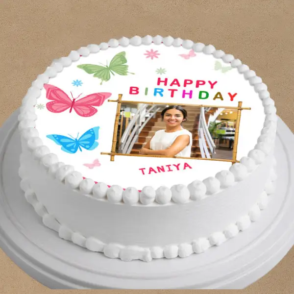 Personalize Bdy Photo Cake