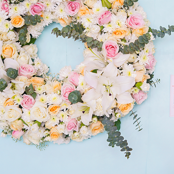 Peaceful Petals Wreath