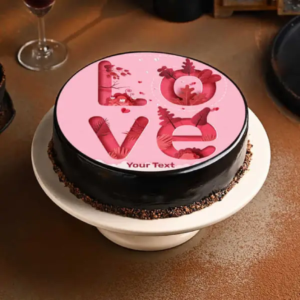 Anniversary  Love Theme Cake