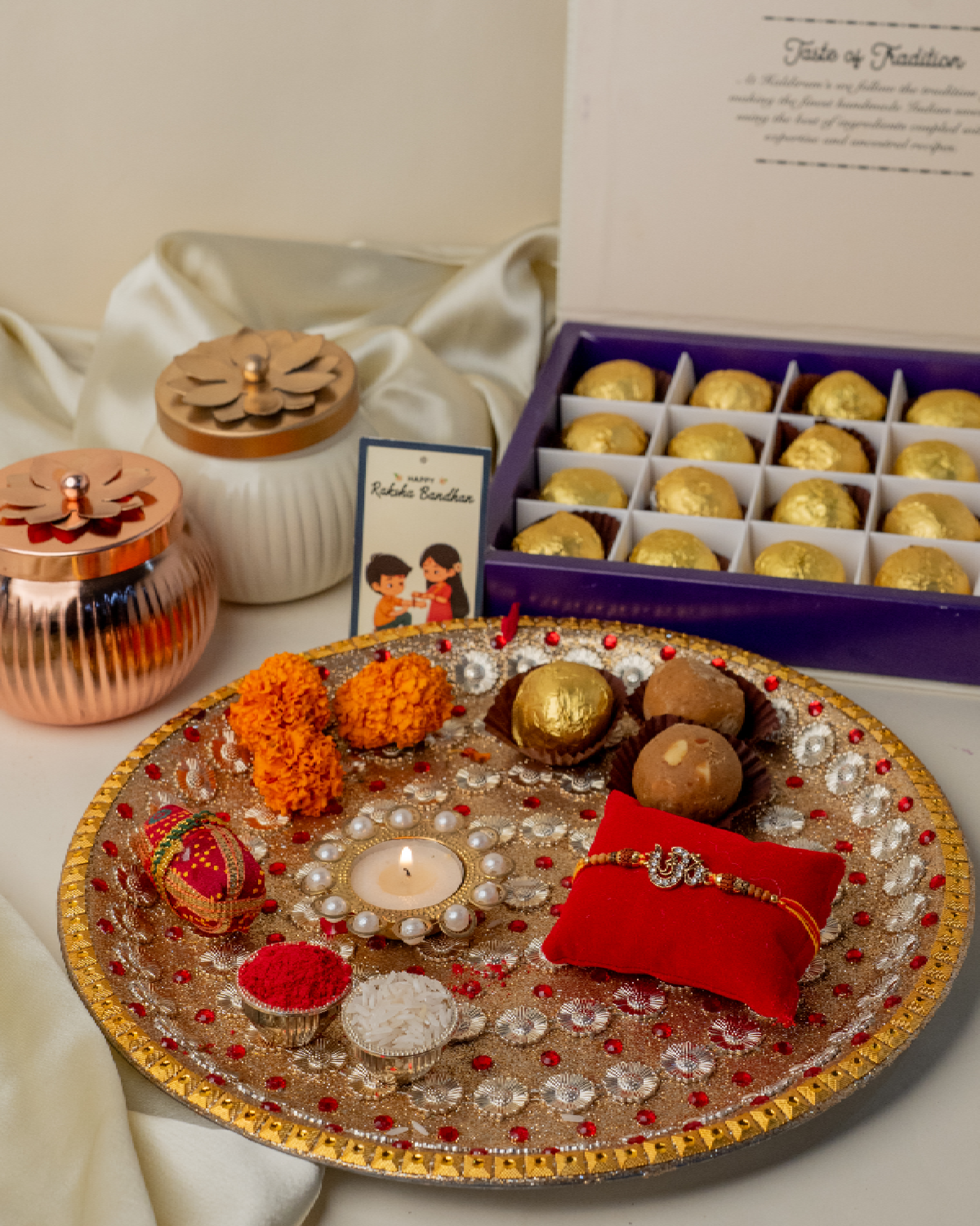 Designer Thali & Laddoos