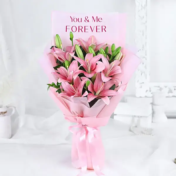 Eternal Love Lily Bouquet