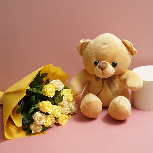 Yellow Radiance & Snuggle Friend