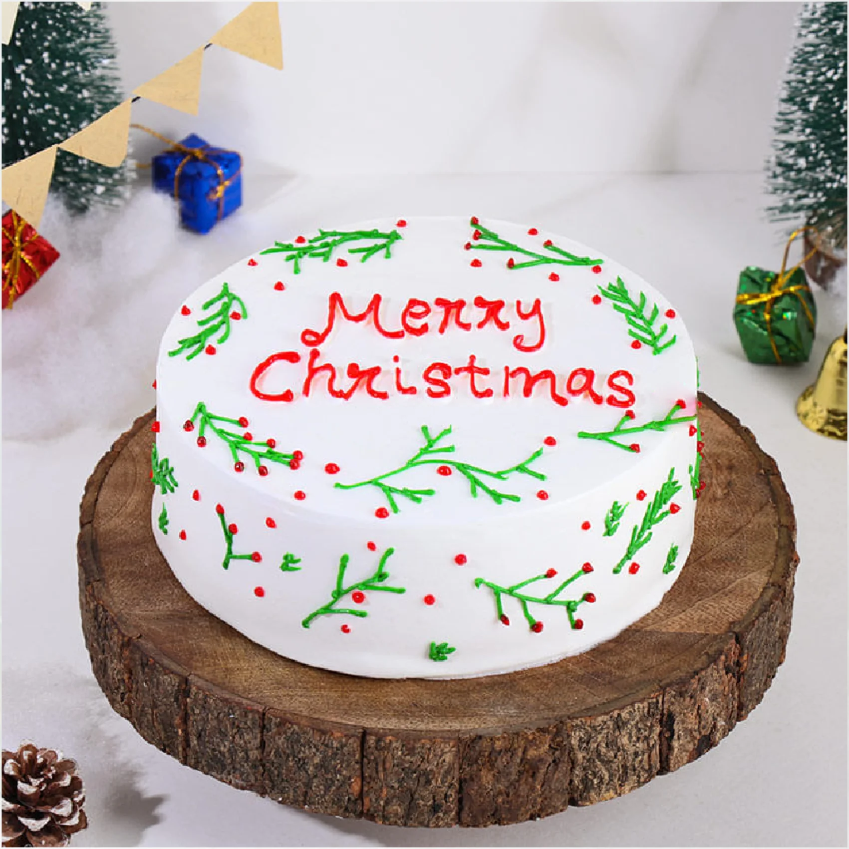 Christmas Vanilla Cake