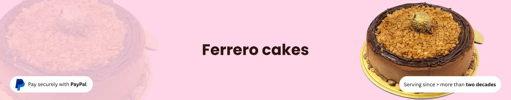 Online  Ferrero cakes