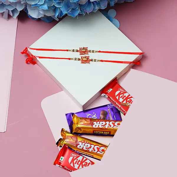 Twin Rakhi Treat Box