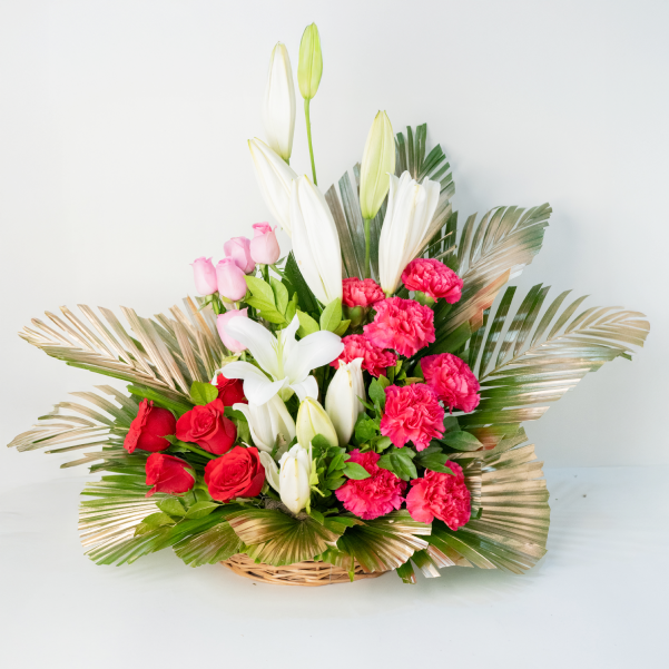 Blush Roses Mithai Basket