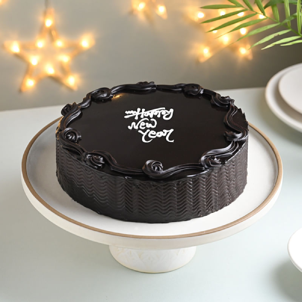 New Year Chocolate Cake