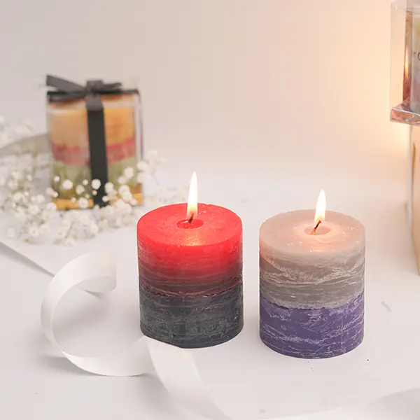 Rustic Pillars (Set of 4 Candles)