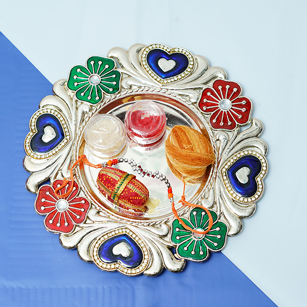 Sacred Rakhi Essentials Thali