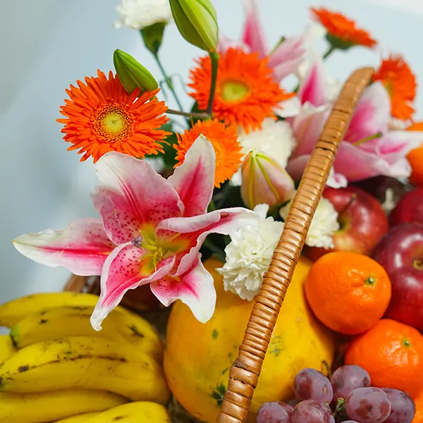 Tropical Fruit and Flower Delight