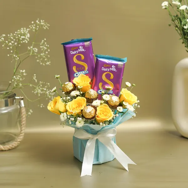 Daisy Choco Vase