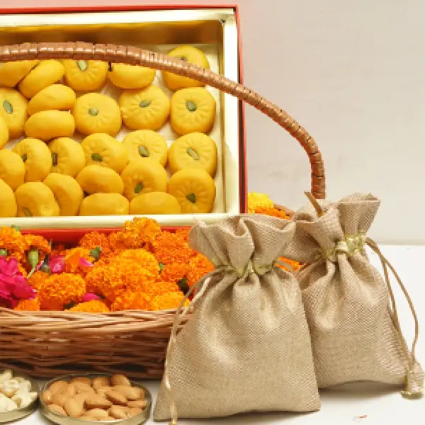 Nutty Peda Festive Basket