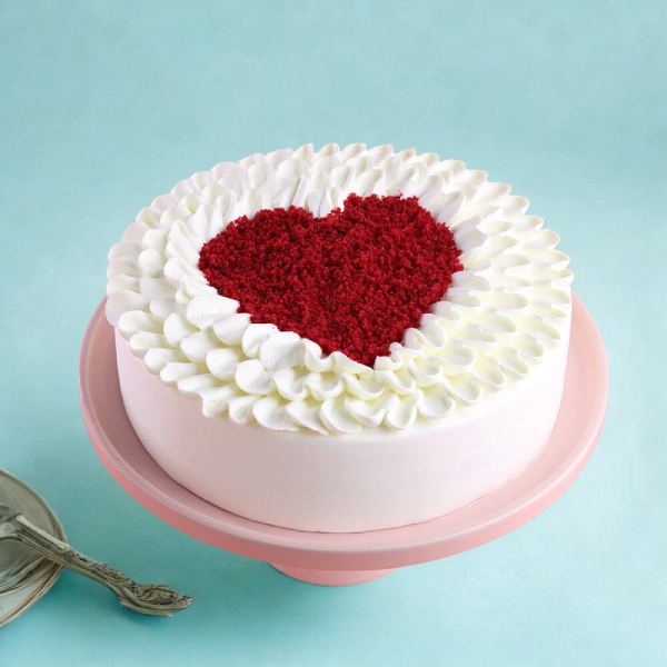 Heartfelt Red Velvet Cake