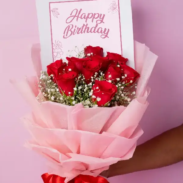 Red Rose Birthday Bouquet