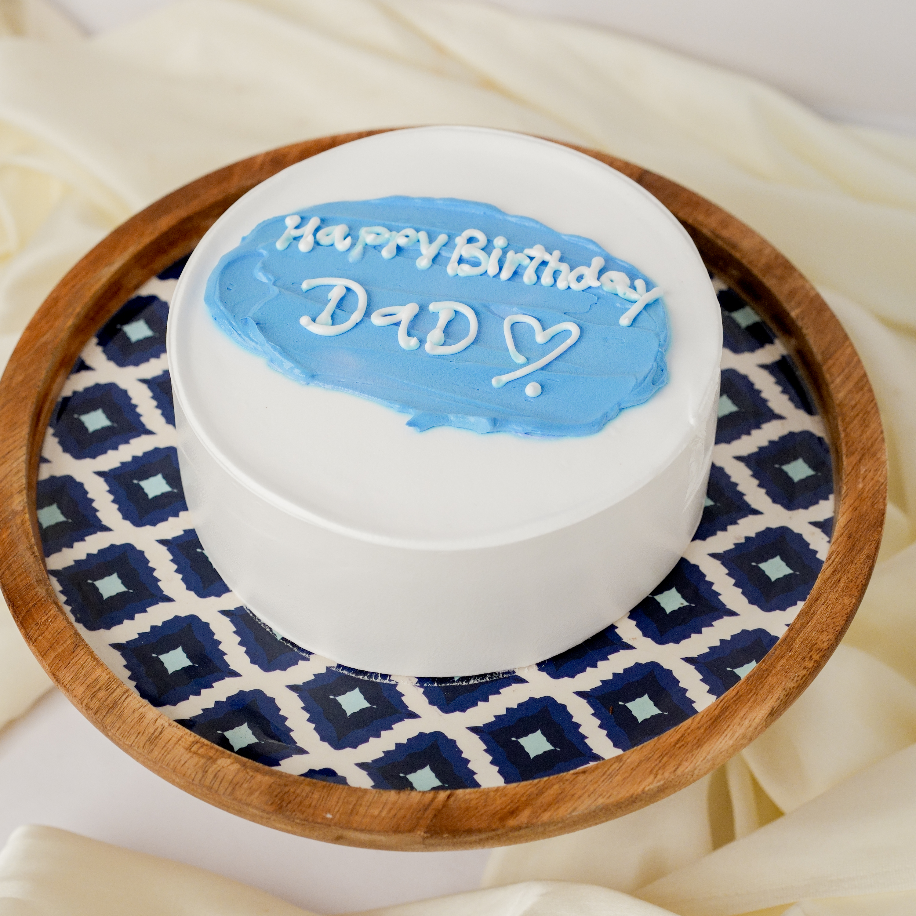 Dad's Birthday Vanilla Cake