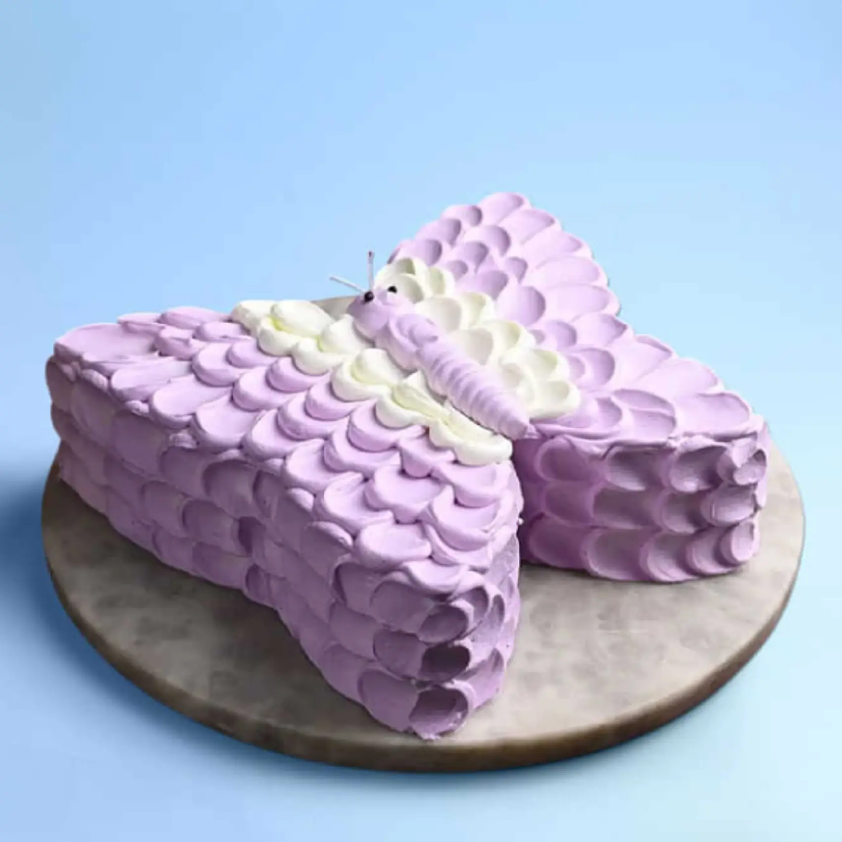 Purple Butterfly Cake