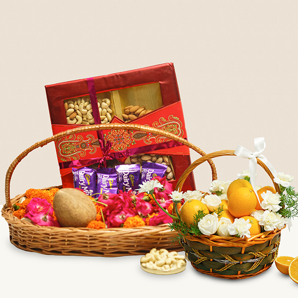 Festive Delights Gift Basket