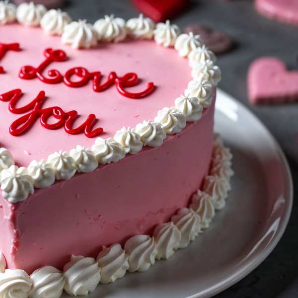 Strawberry Choco Love Cake