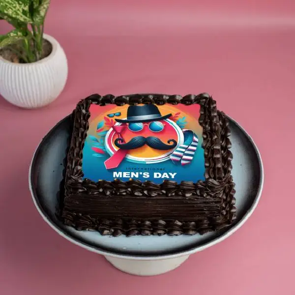 Mens day Theme cake