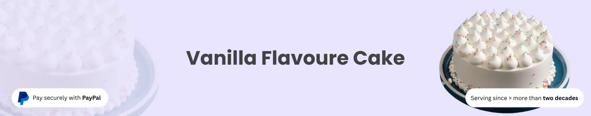 Vanilla Flavour Cake