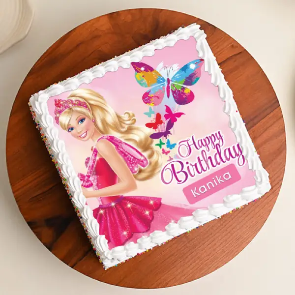 Butterfly Barbie Cake